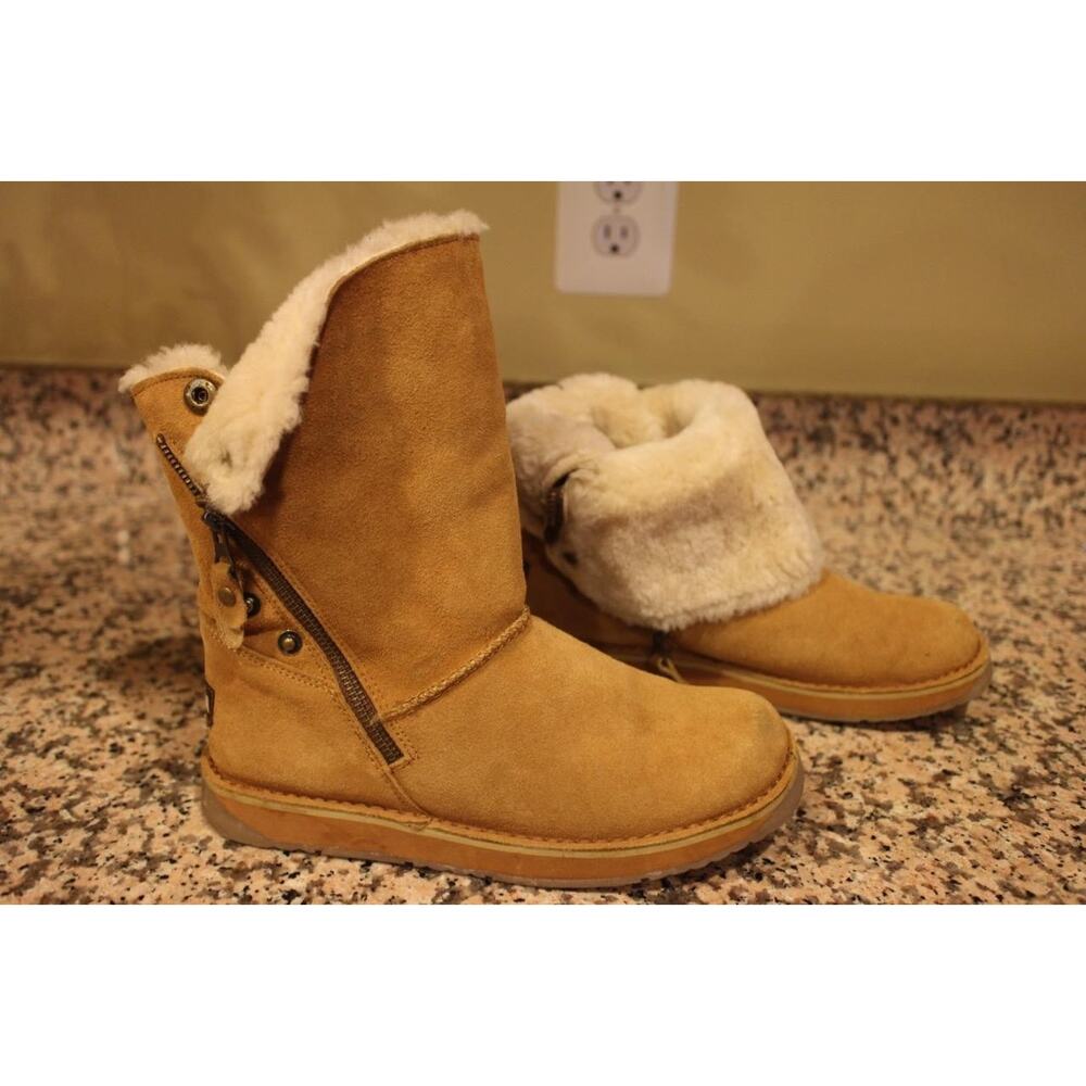 TUNDRA Women's Tan Alpine II Cognac Winter Boots Size 8M (bota1500